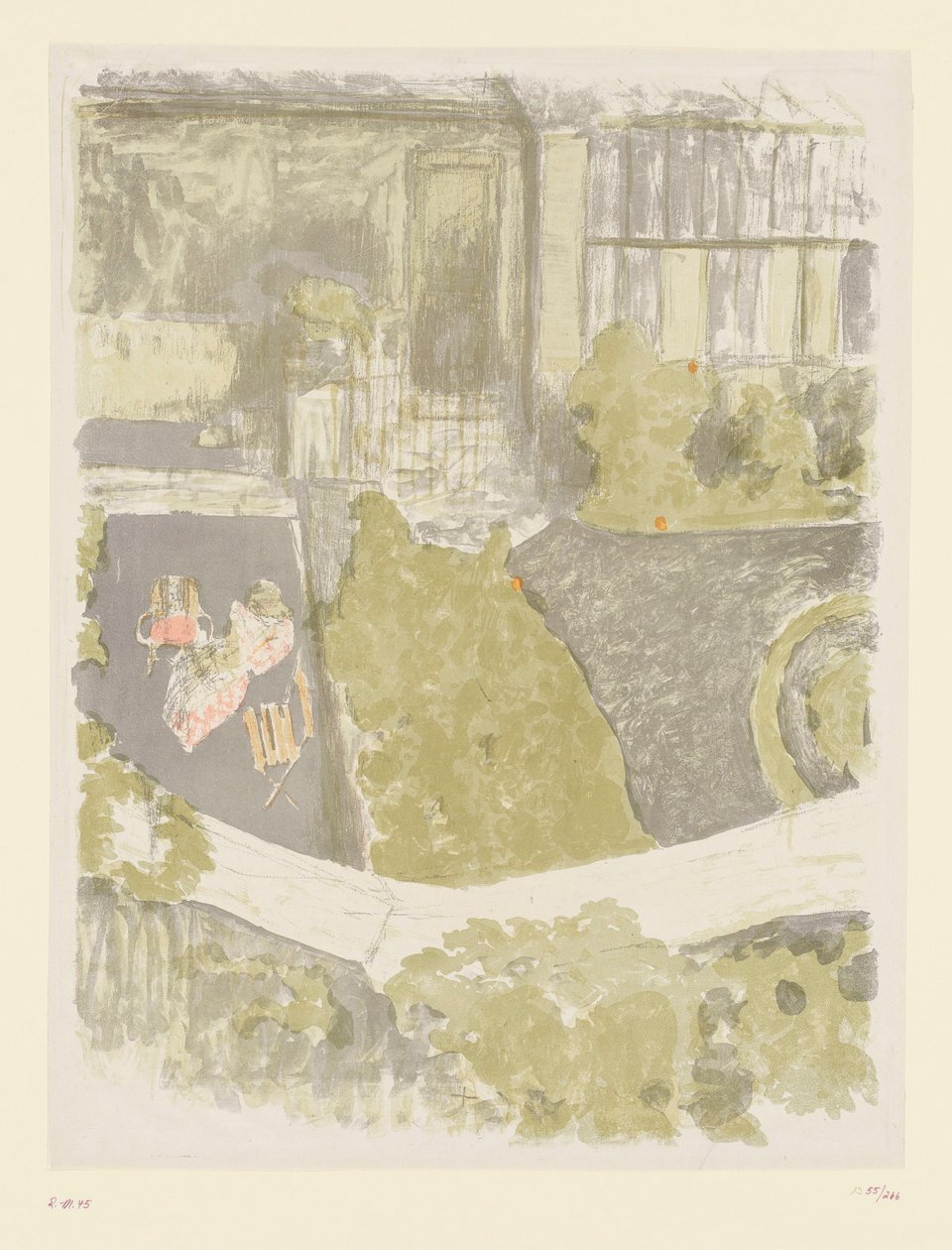 Garden in Front of the Studio by Edouard Vuillard