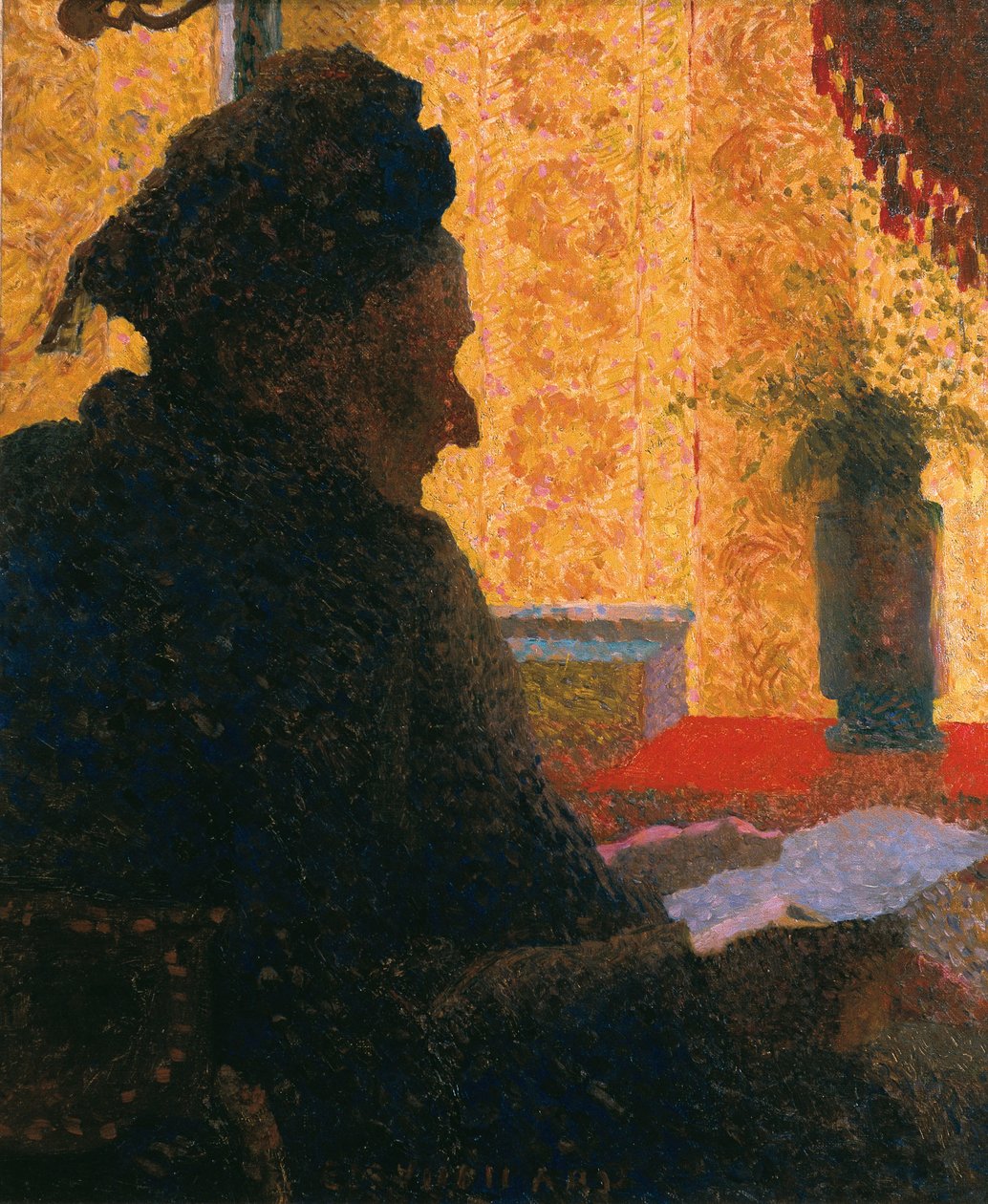 Grandmother Michaud Seen Against the Light, 1890 by Edouard Vuillard