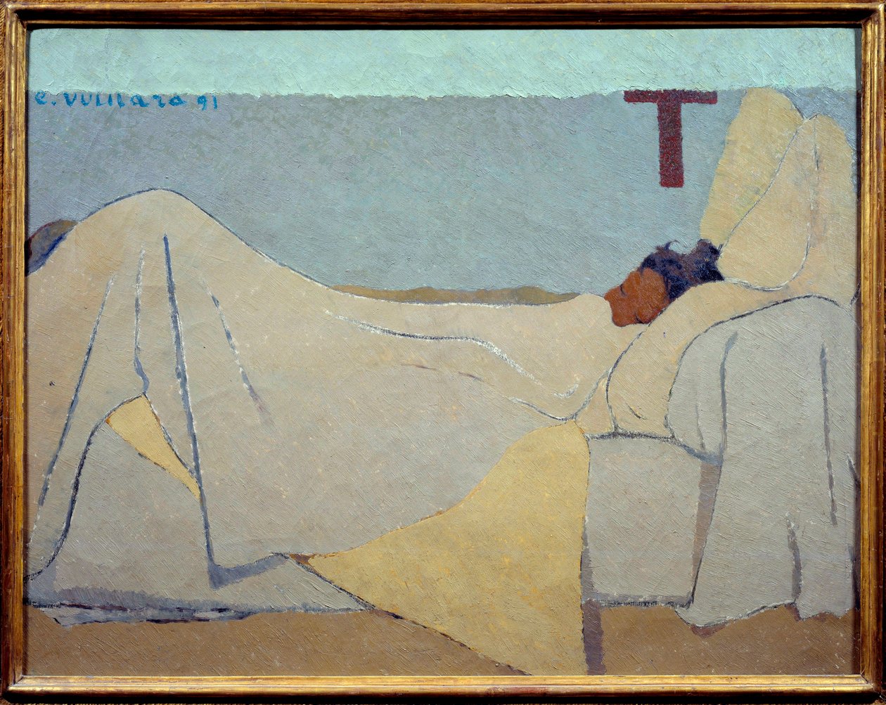 In Bed by Edouard Vuillard
