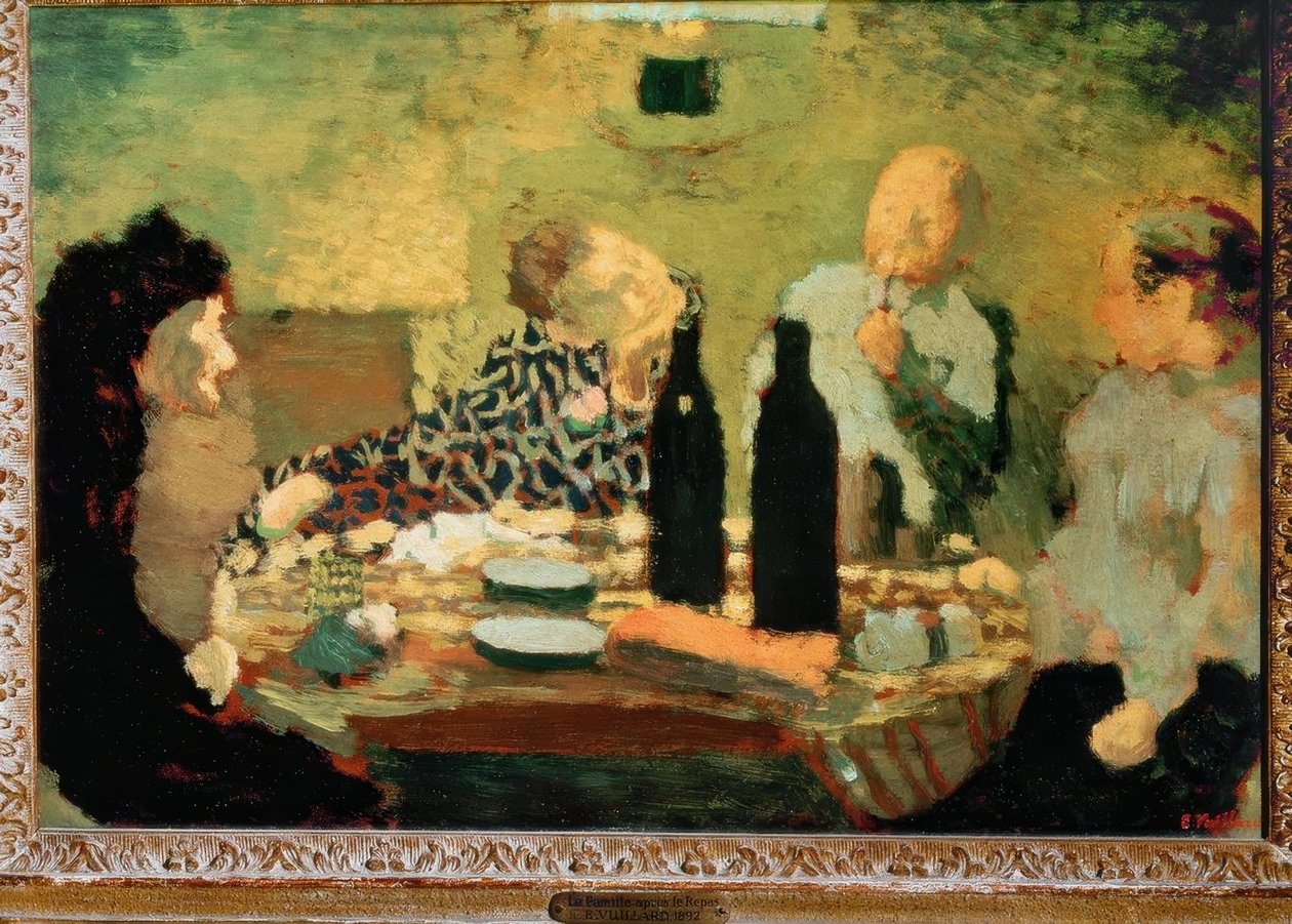 The Family After the Meal by Edouard Vuillard