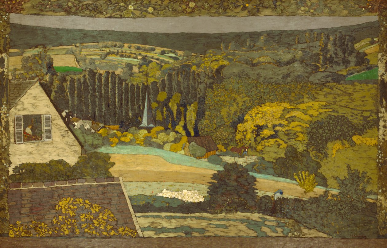 Landscape: Window Overlooking the Woods by Edouard Vuillard