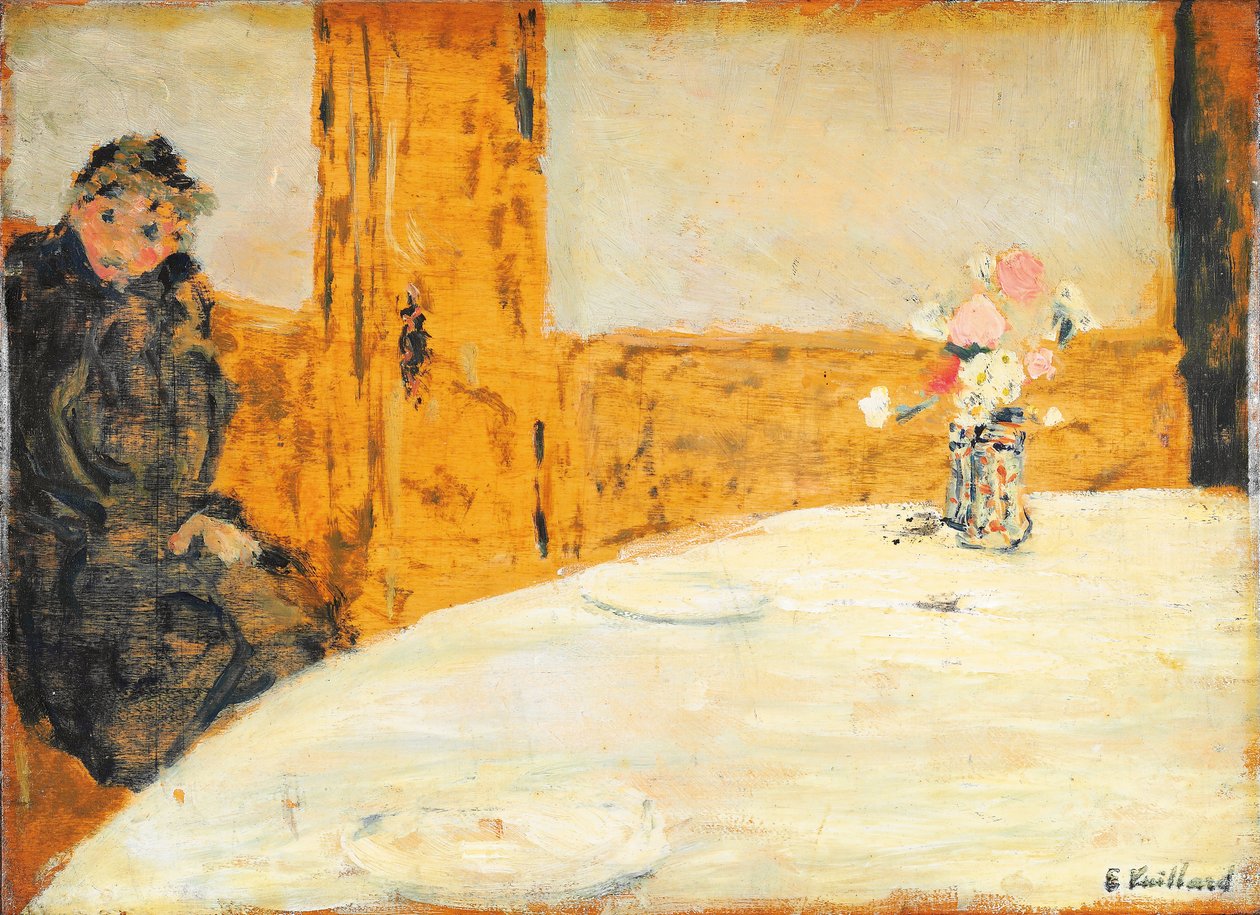 The Wedding Anniversary Roses by Edouard Vuillard