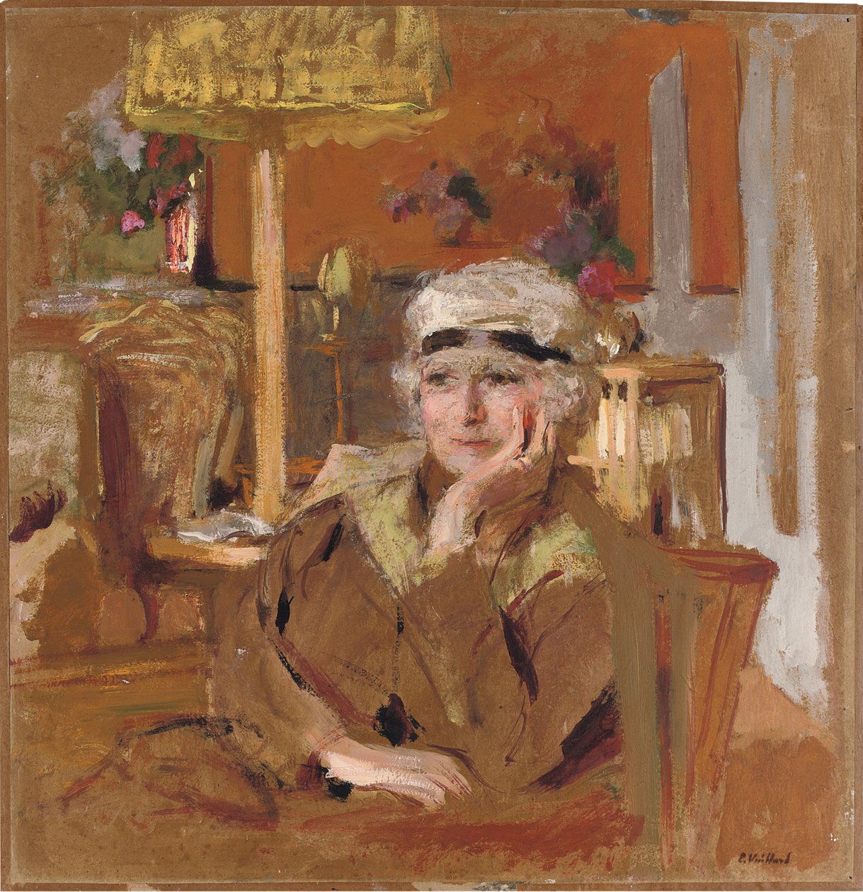 Lucy Hessel in a Black Velvet Ribbon by Edouard Vuillard