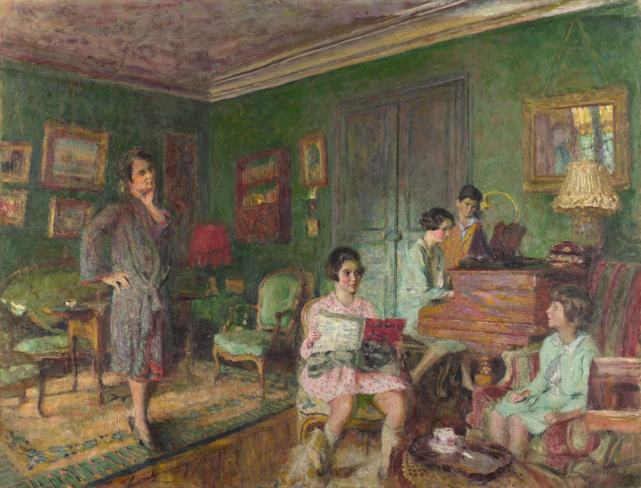 Madame André Wormser and Her Children by Edouard Vuillard