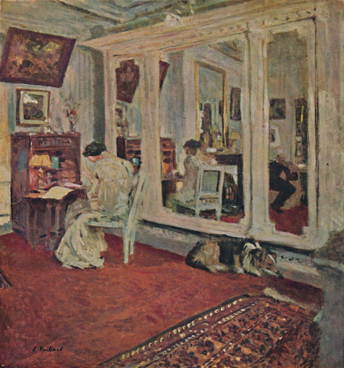Mme Hessel, rue Rivoli About 1902 by Edouard Vuillard