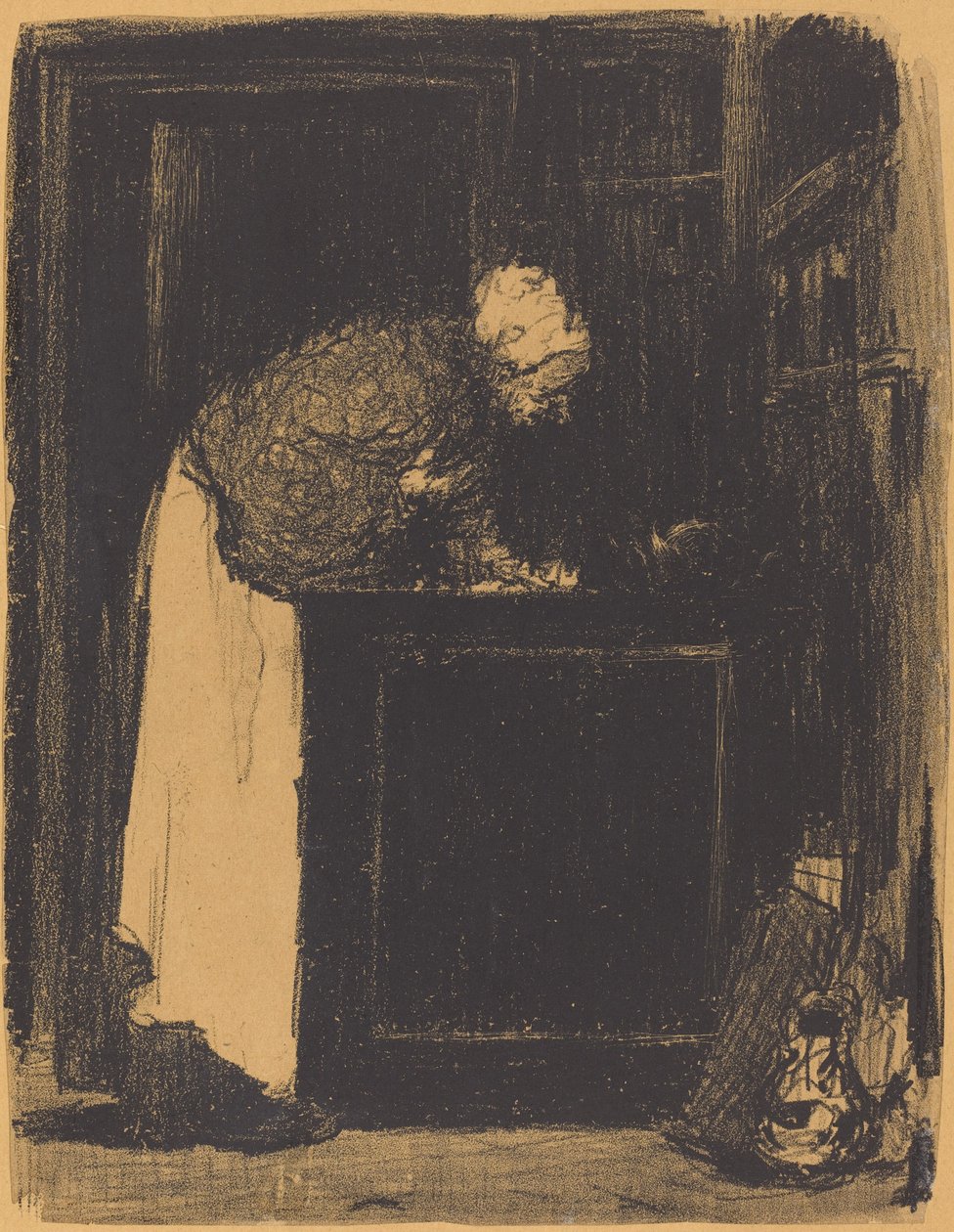 Old Woman at a Stove, 1893 by Edouard Vuillard