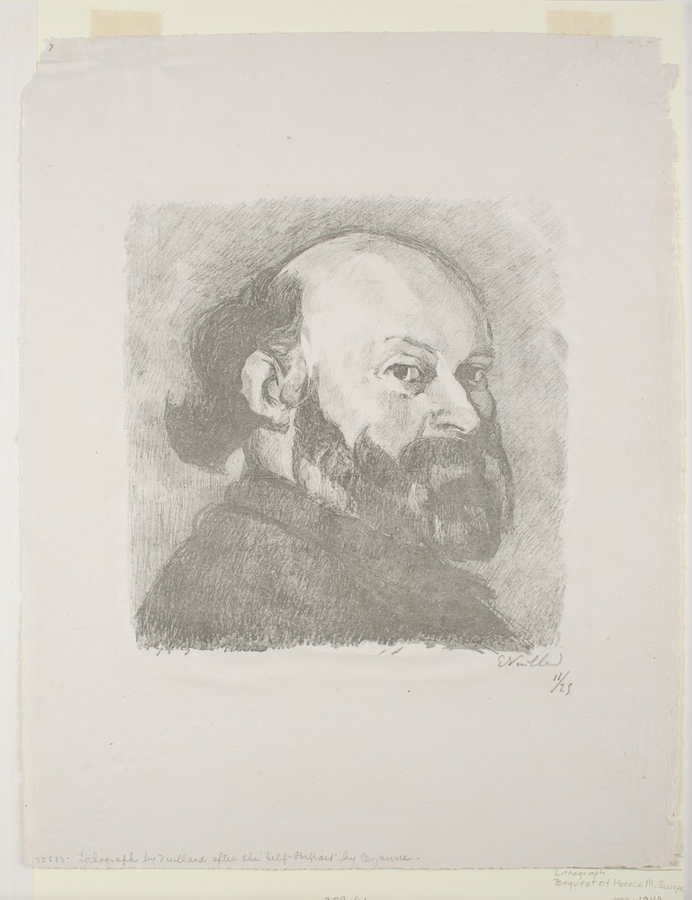 Portrait of Cézanne by Edouard Vuillard