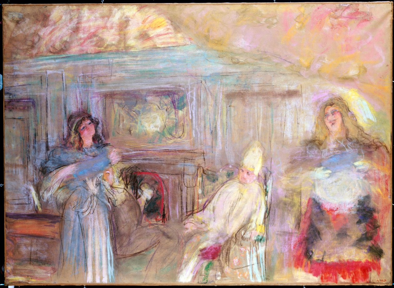 Representation of the Play "The Imaginary Invalid" by Jean Baptiste Poquelin known as Moliere (1622-1673) by Edouard Vuillard