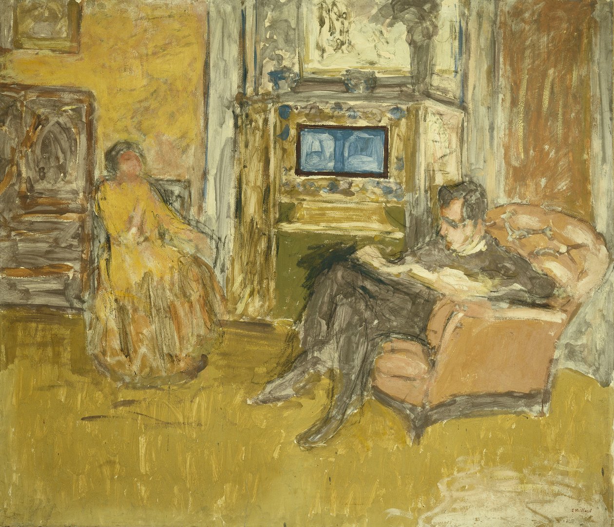 Study for a Portrait of Mr by Edouard Vuillard