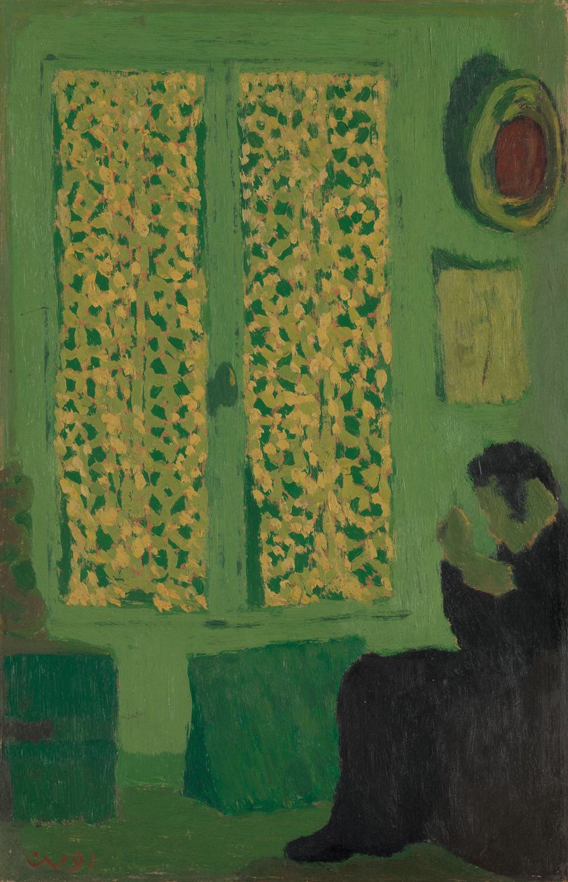 The Green Interior by Edouard Vuillard