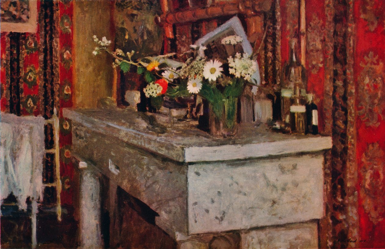 The Mantelpiece by Edouard Vuillard