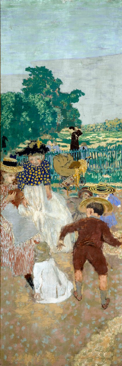 The Public Gardens: The Nurses (detail) by Edouard Vuillard