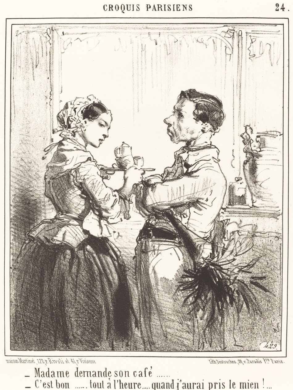 Madame Asks for Her Coffee by Edouard de Beaumont