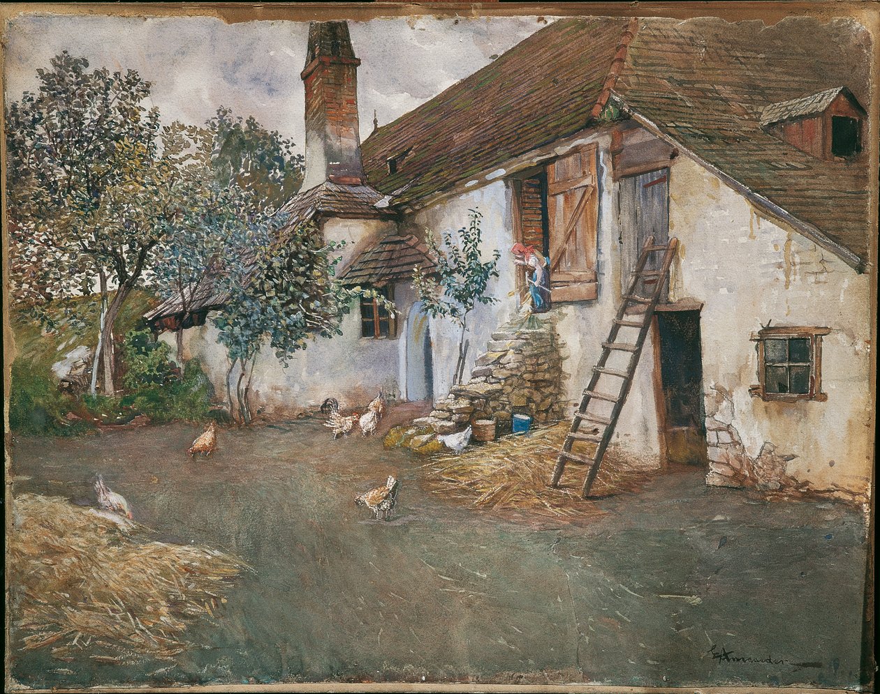 Farm in Lower Austria by Eduard Ameseder