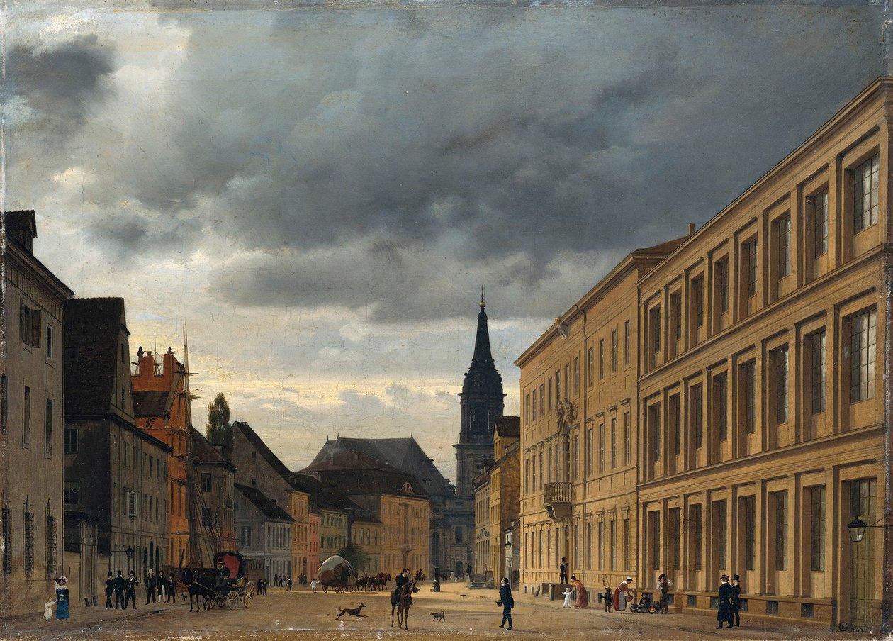 Brüderstraße by Eduard Gaertner