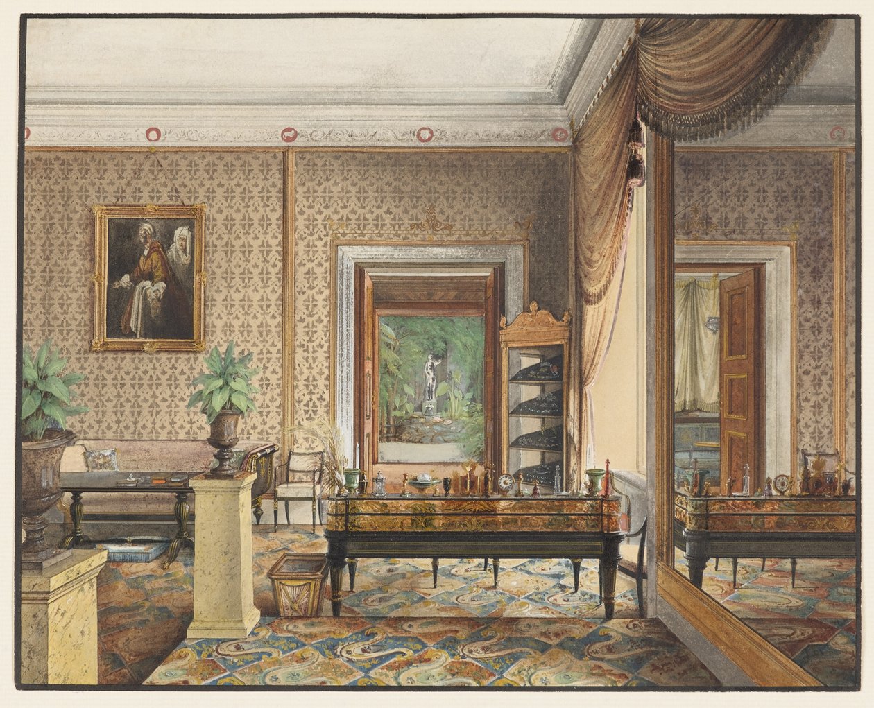 The Study of Prince Karl of Prussia by Eduard Gaertner