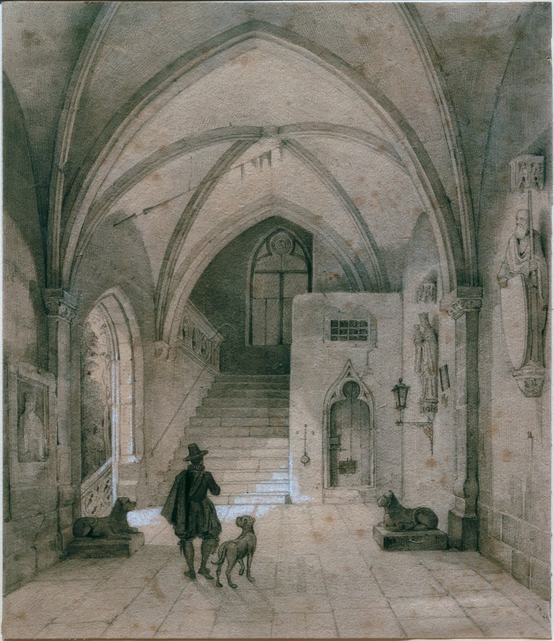 Gothic Hall by Eduard Gerhardt