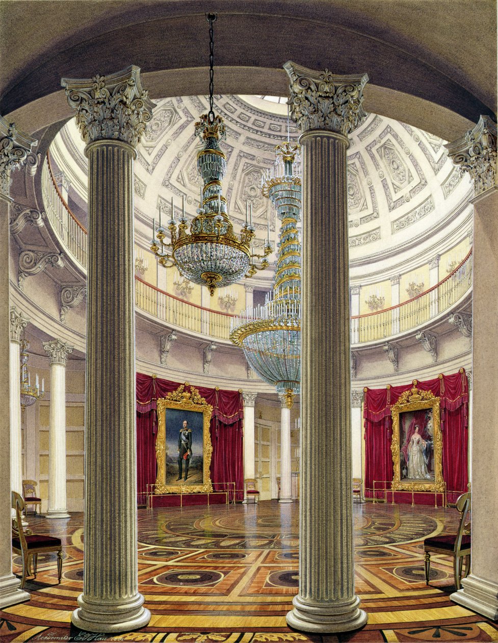The Rotunda, Winter Palace, 1862 by Eduard Hau