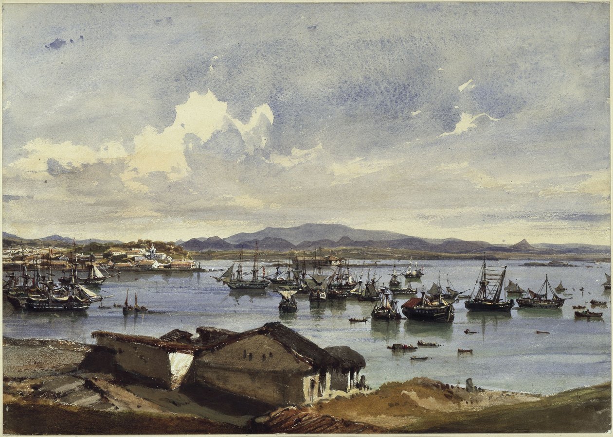 Panorama of Rio de Janeiro by Eduard Hildebrandt