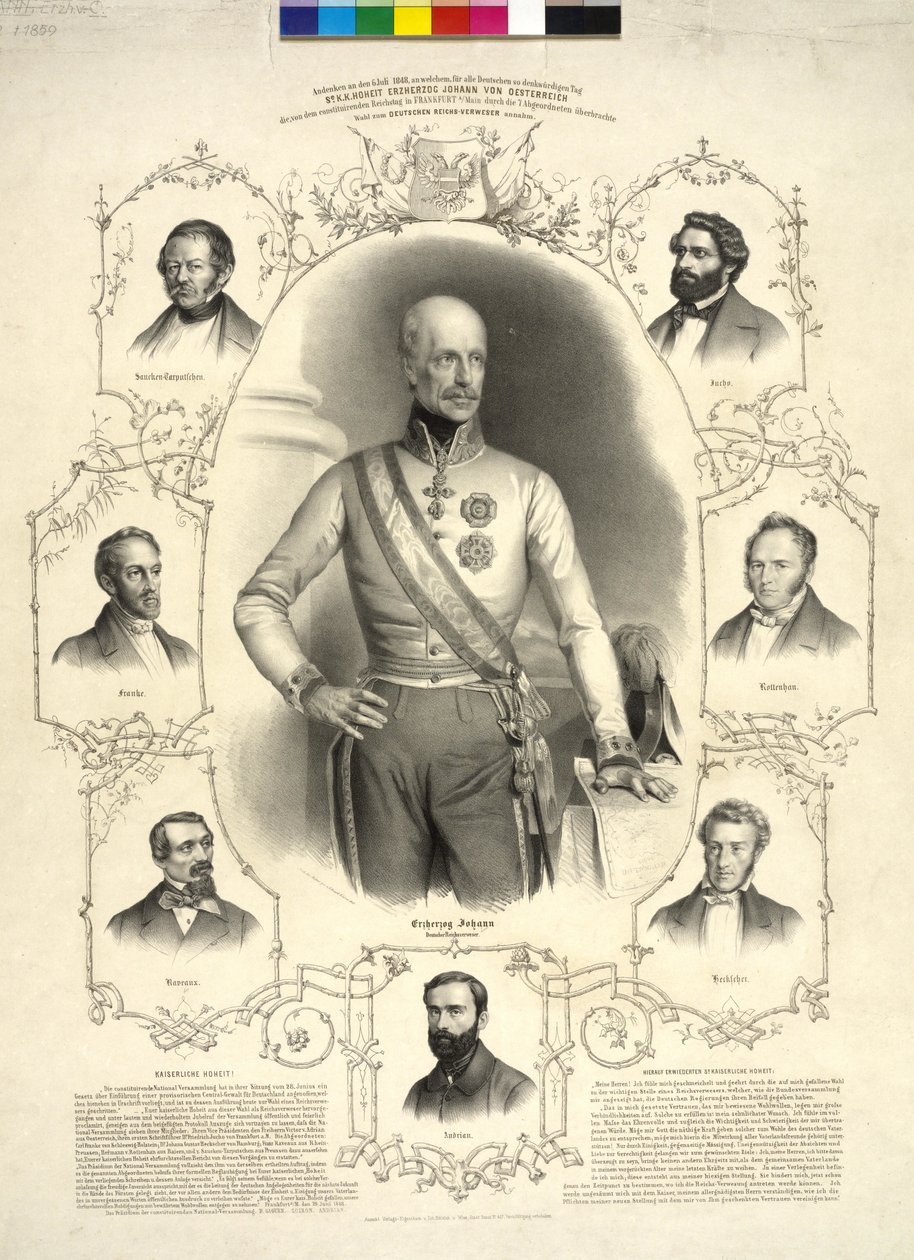 Archduke Johann of Austria by Eduard Kaiser