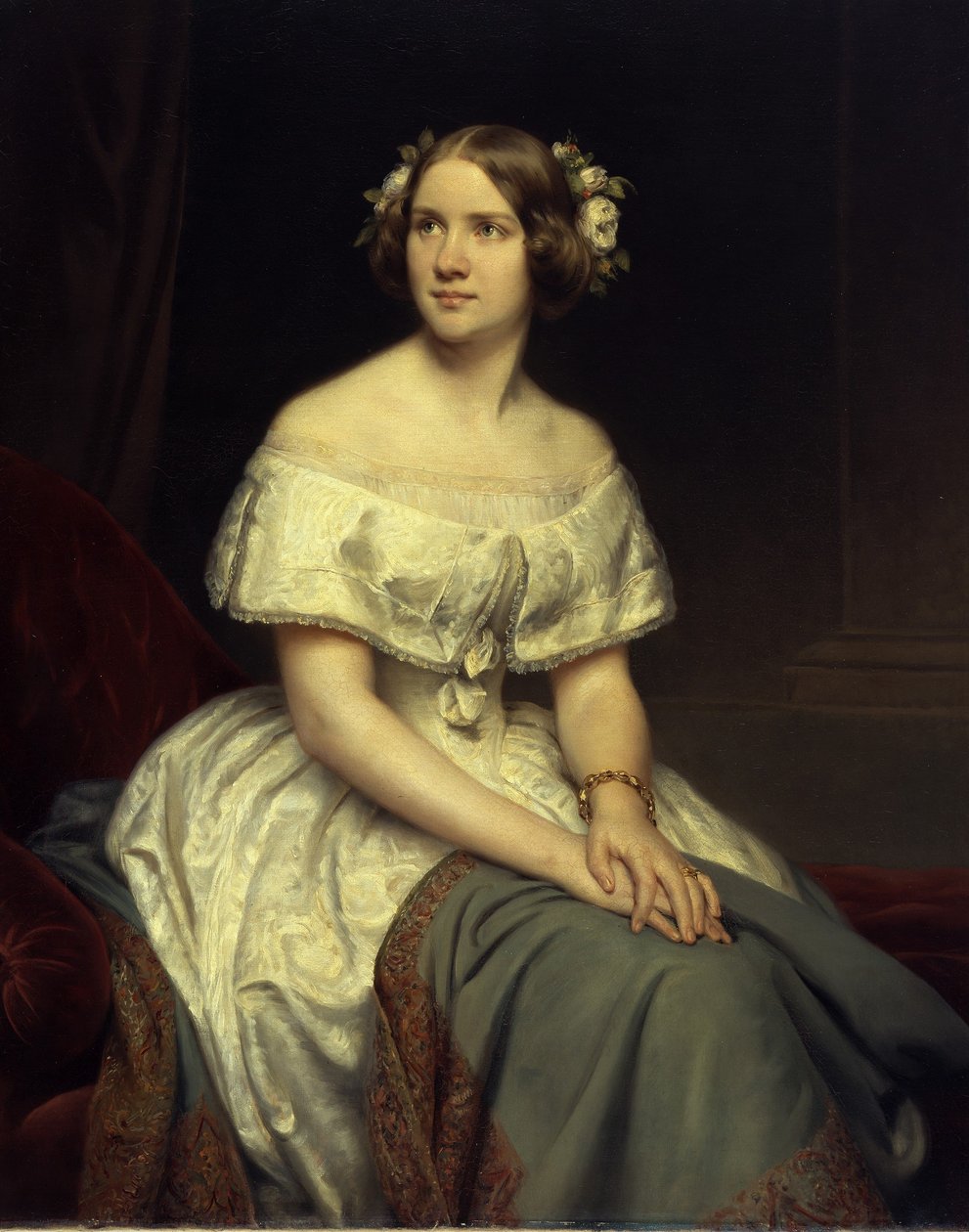 Portrait of the Singer Jenny Lind by Eduard Magnus