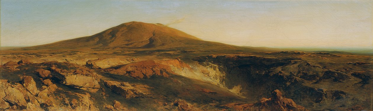 The Summit of Etna 1878 by Eduard Peithner von Lichtenfels