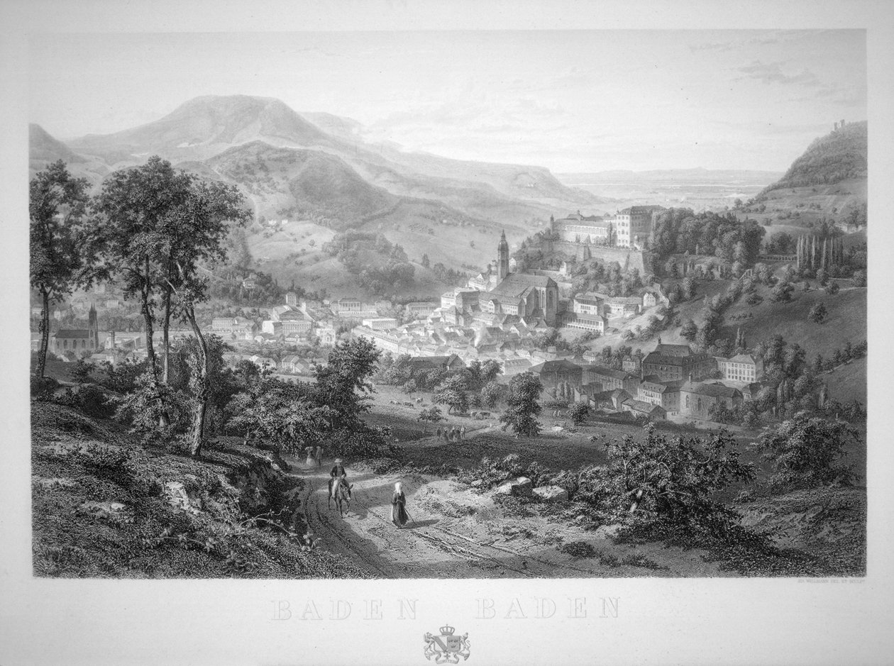 Baden Baden, 19th Century by Eduard Willman