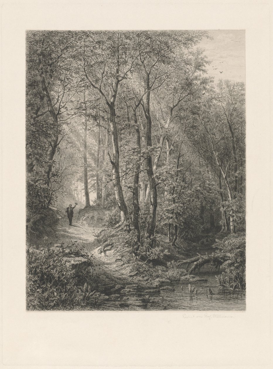 Spring by Eduard Willmann, after Julius Mařák