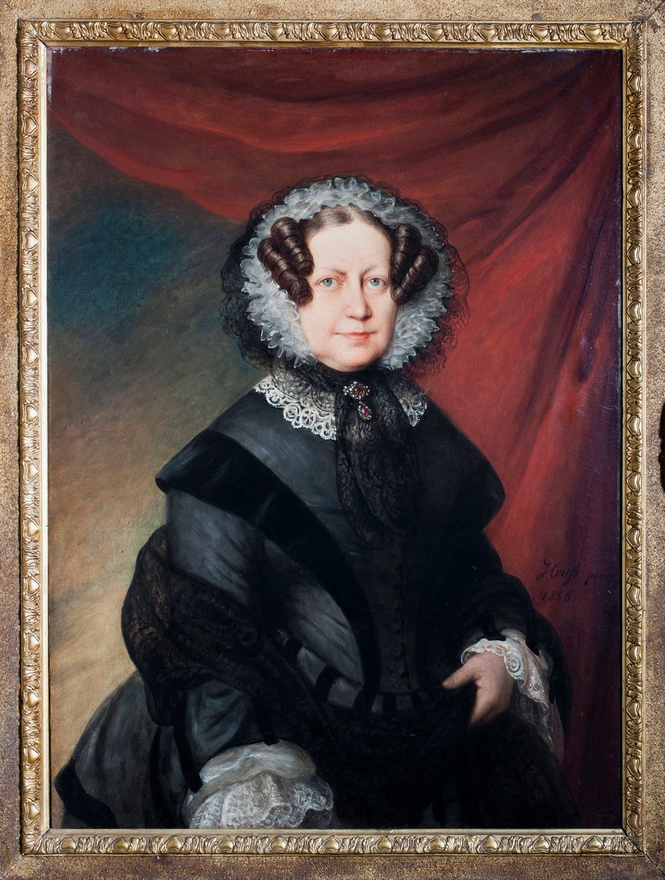 Portrait of Artemisia Negrone Brignole-Sale, Mother of the Duchess Galliera Maria Brignole Sale de Ferrari by Eduard von Heuss