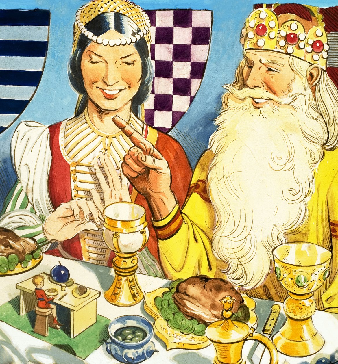 Tom Thumb Having Dinner by Eduardo Teixeira Coelho