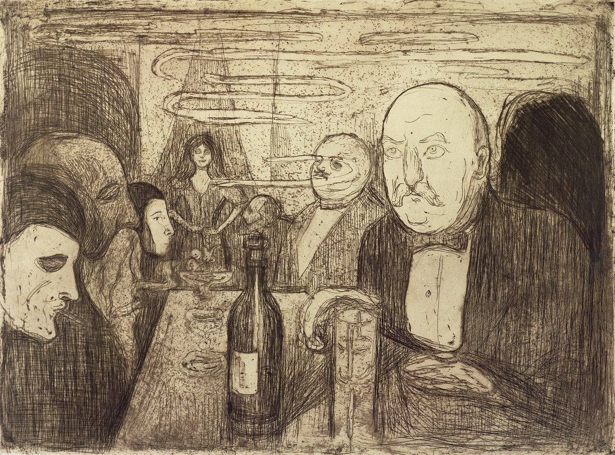 Christiana, Boheme II by Edvard Munch
