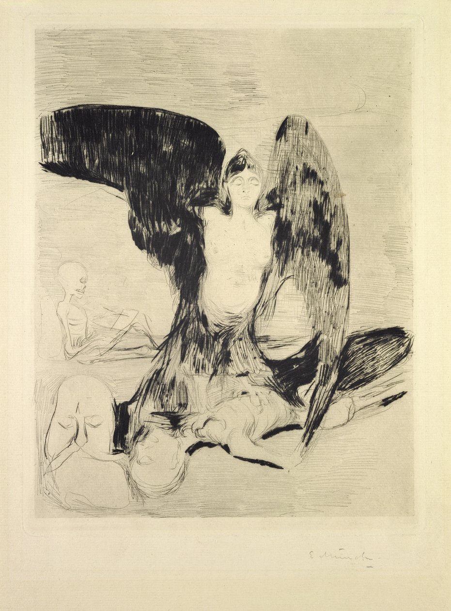 Vampire by Edvard Munch: Highest-quality art reproduction