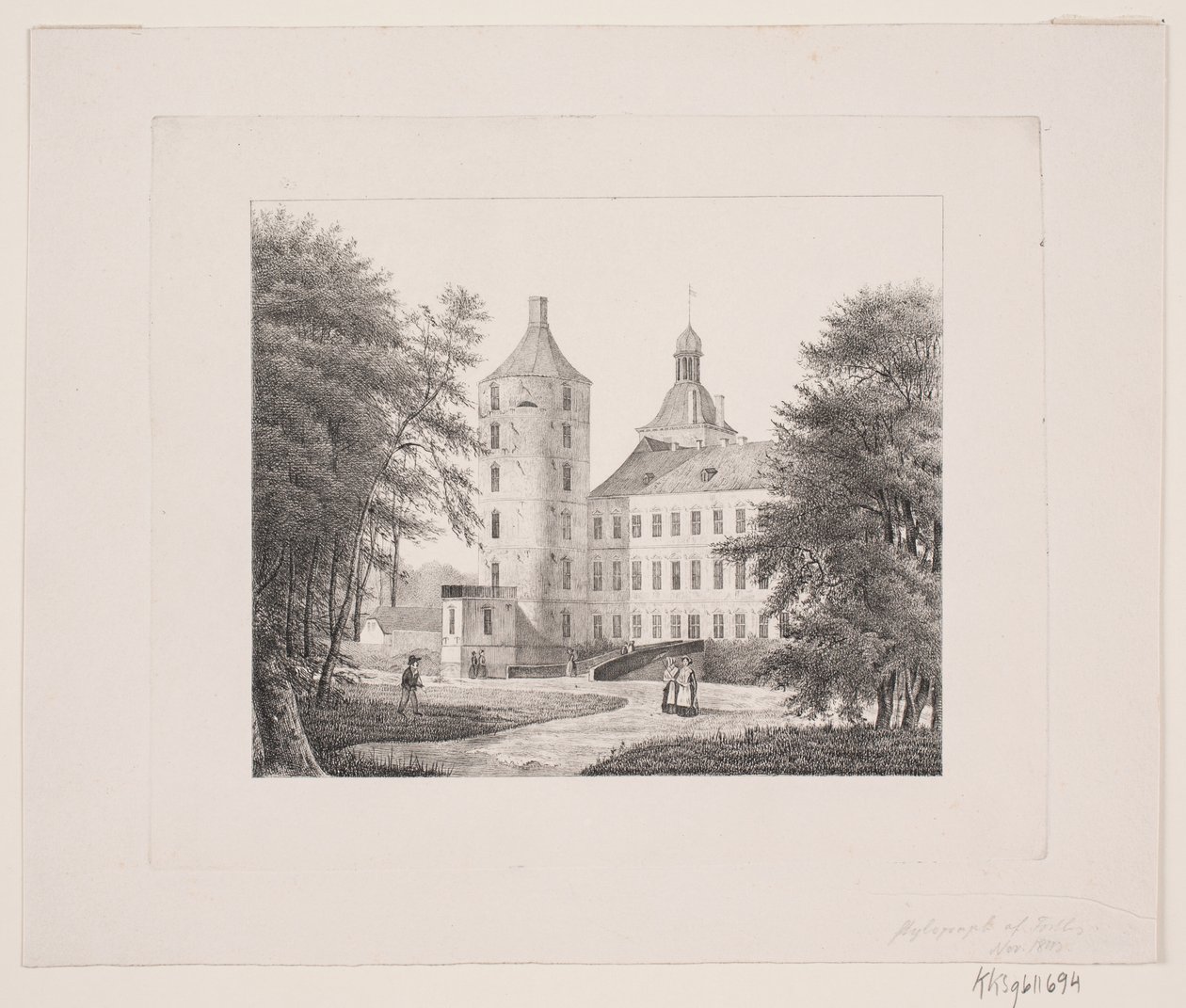 Vallø Seen from the Garden by Edvard Fortling