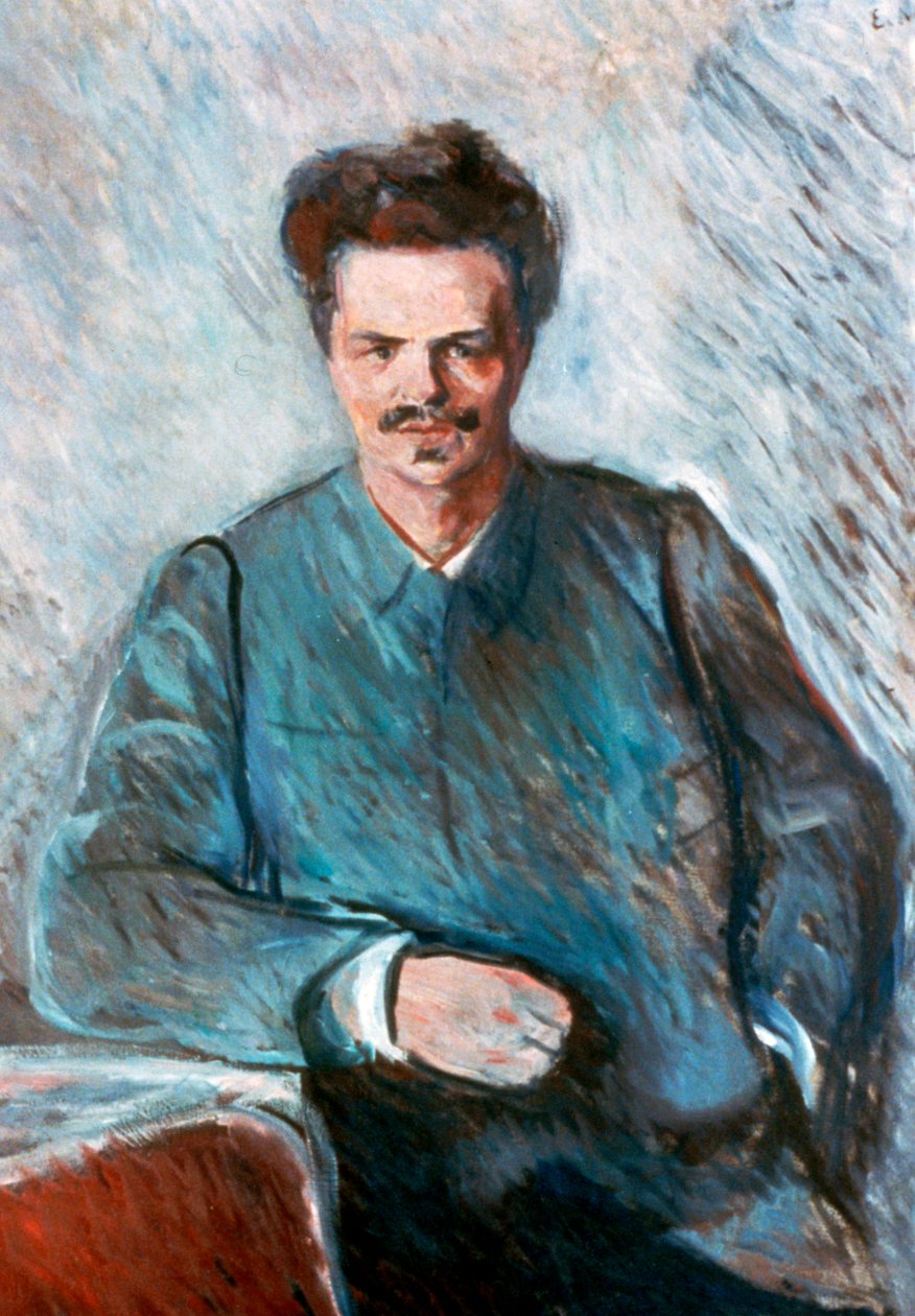 August Strindberg by Edvard Munch