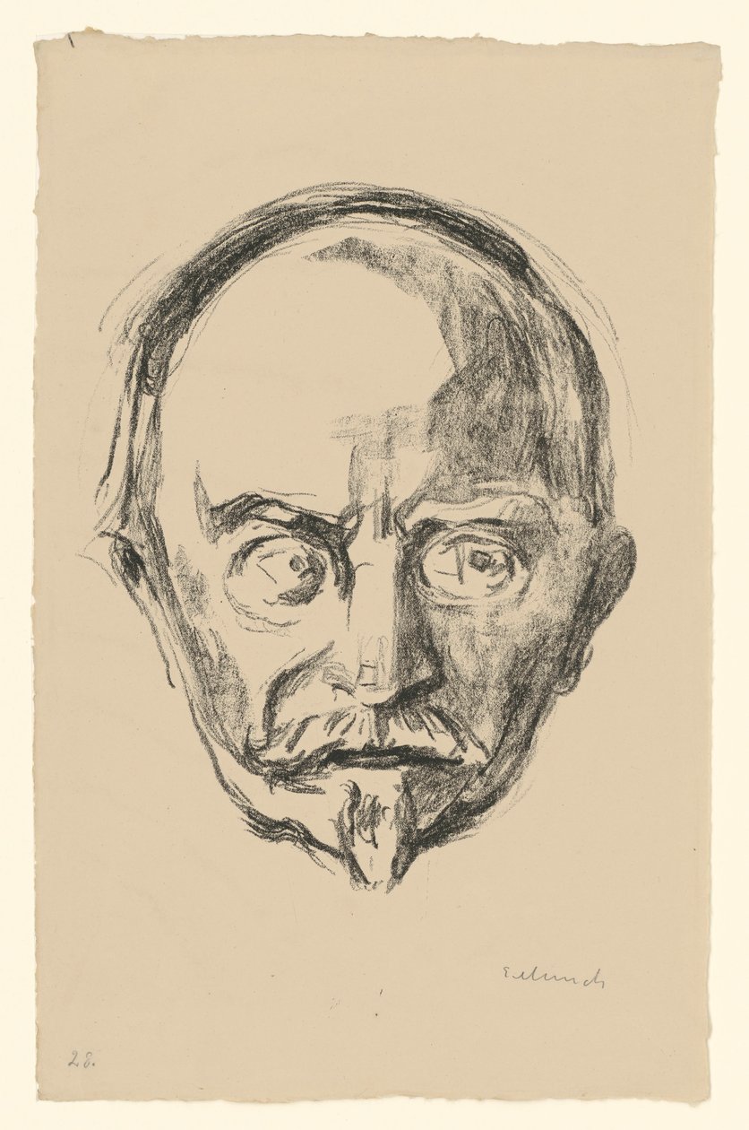 Christian Sinding by Edvard Munch