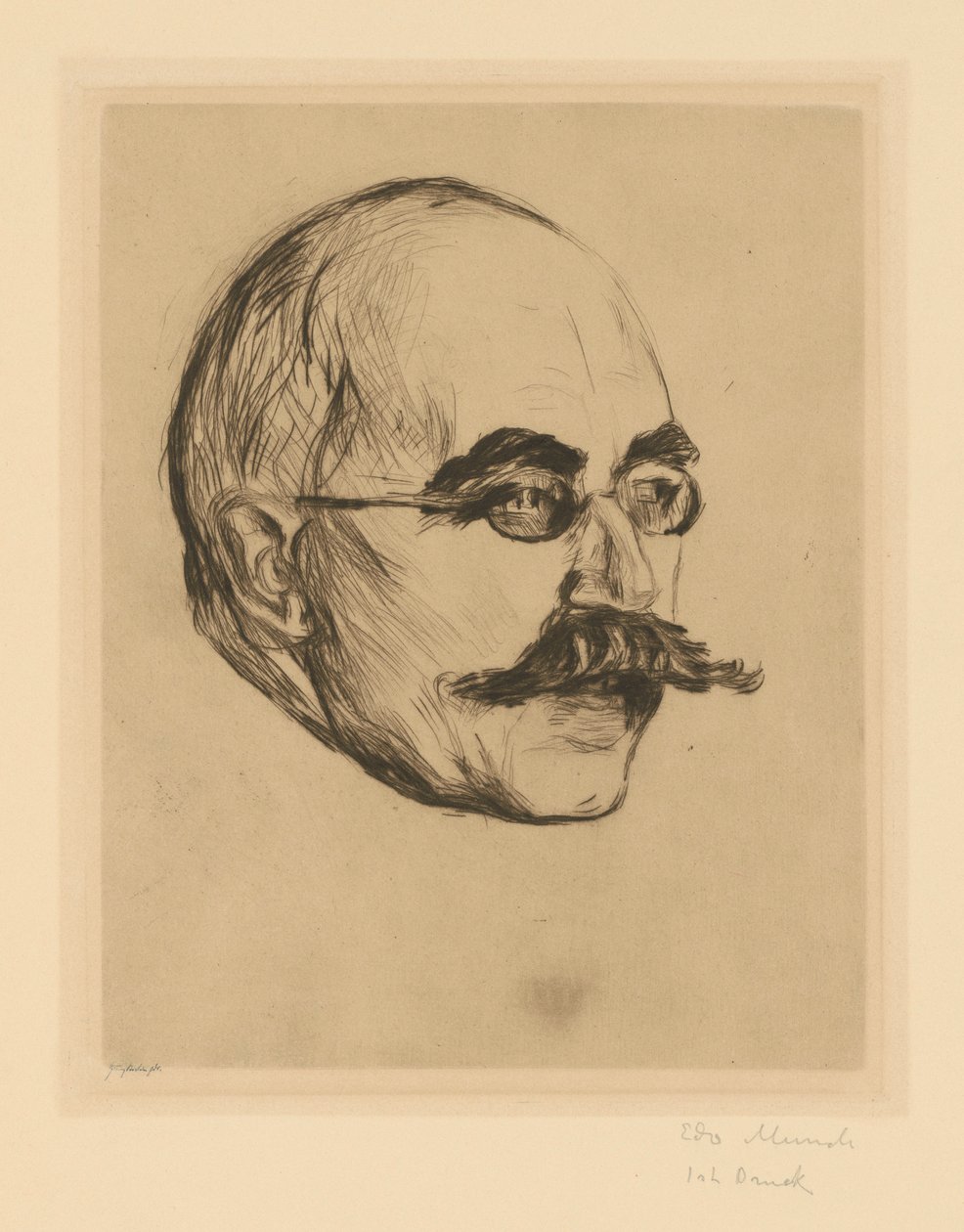 Dr. Gustav Schiefler by Edvard Munch