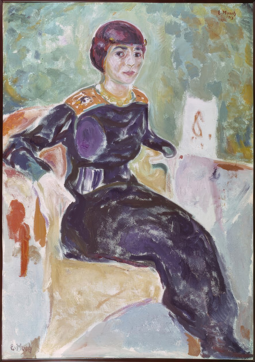 Elsa Glaser by Edvard Munch