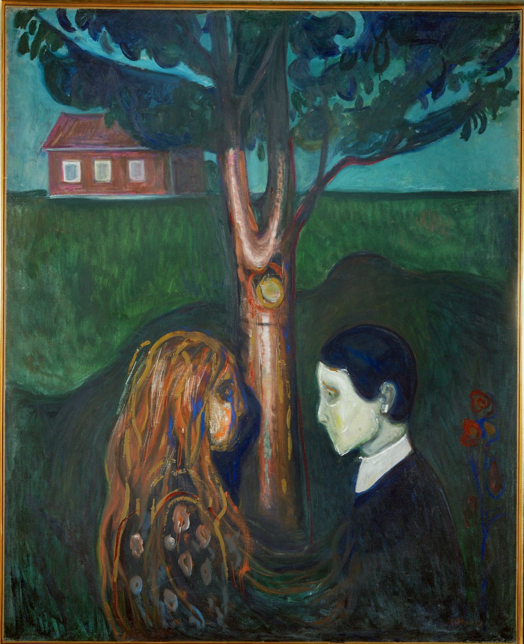 Eye in Eye by Edvard Munch