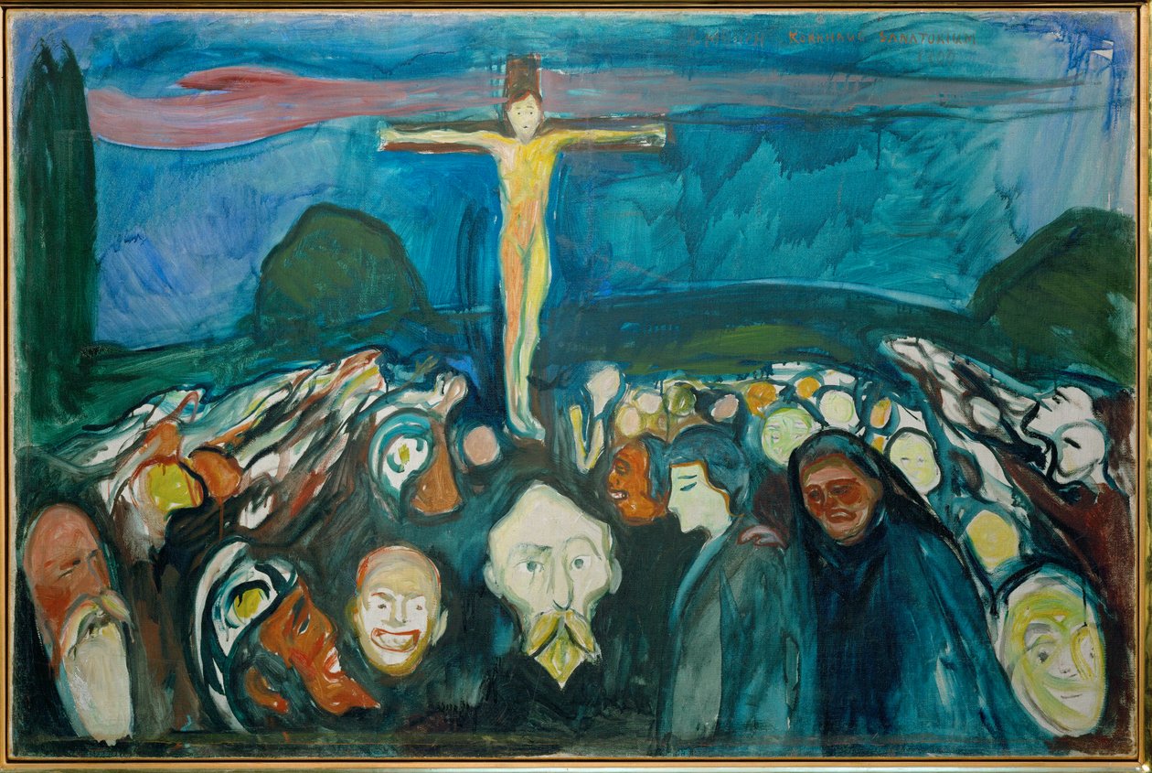 Golgotha by Edvard Munch