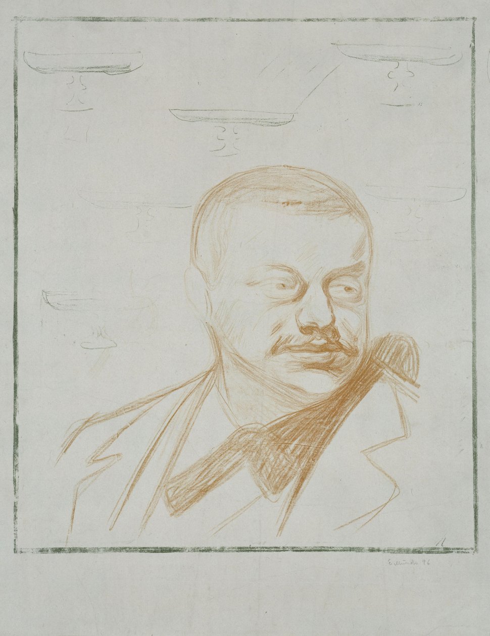 Gunnar Heiberg by Edvard Munch