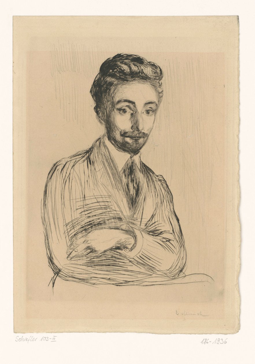Helge Rode by Edvard Munch