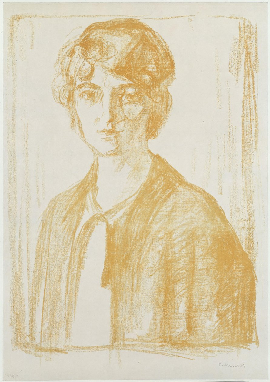 Hjardis Gierloff by Edvard Munch