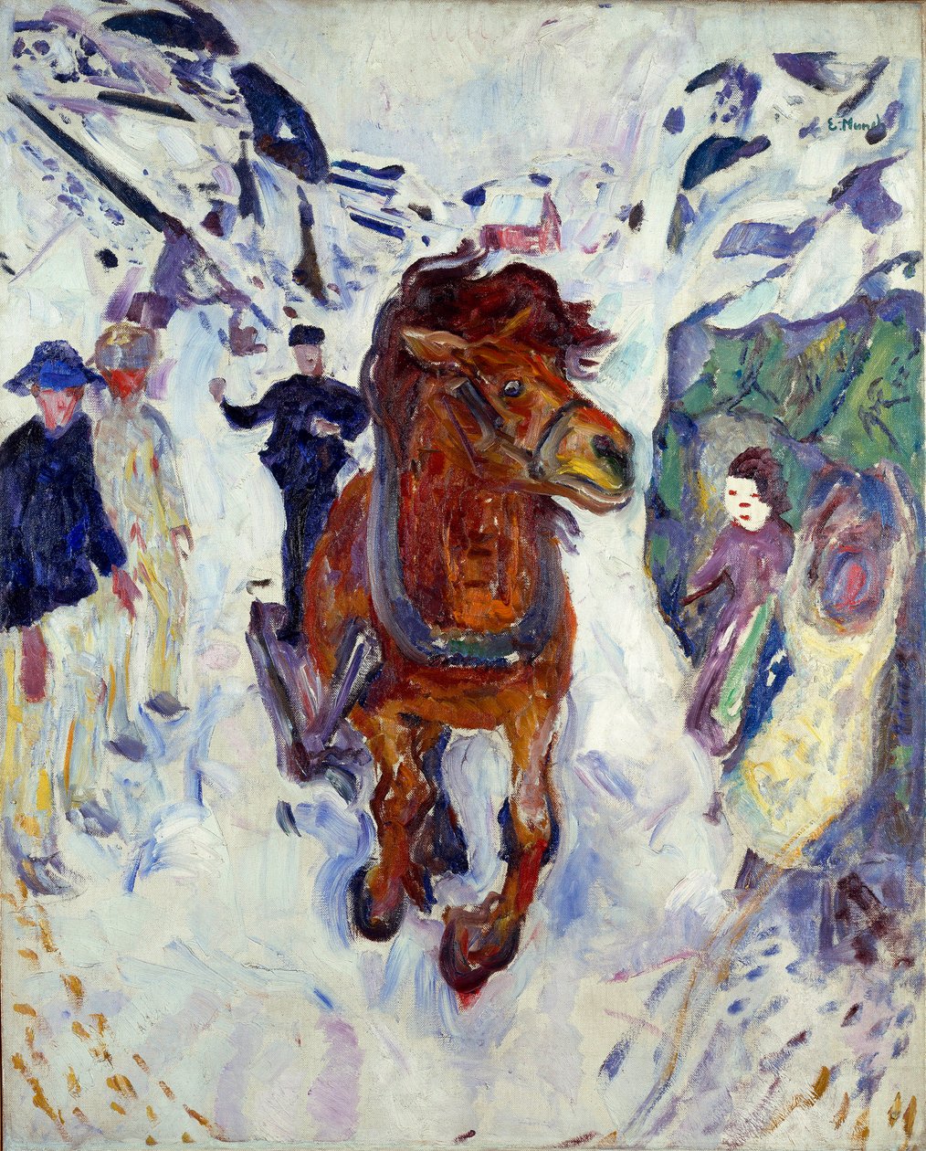 Horse Gallop by Edvard Munch