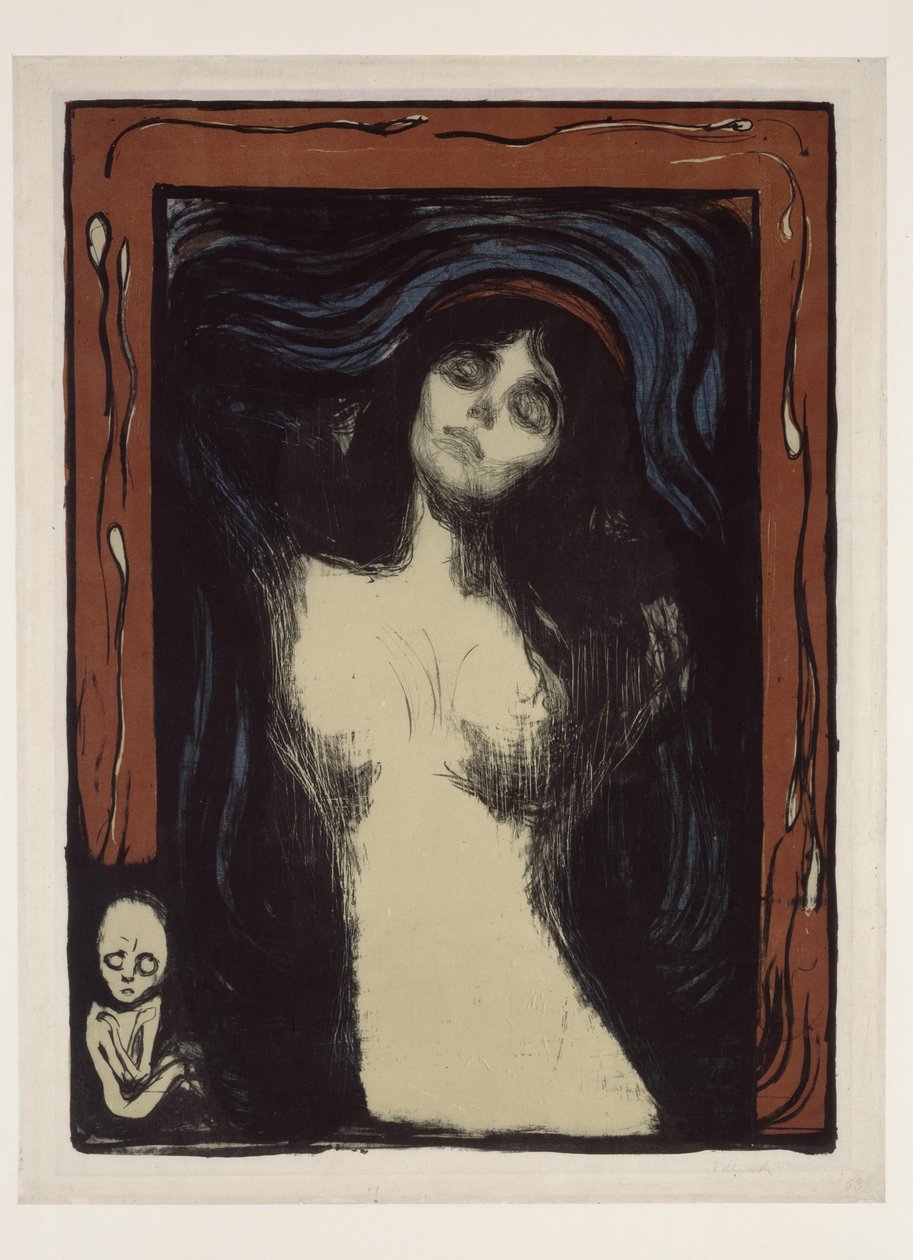 Madonna (Loving Woman) by Edvard Munch