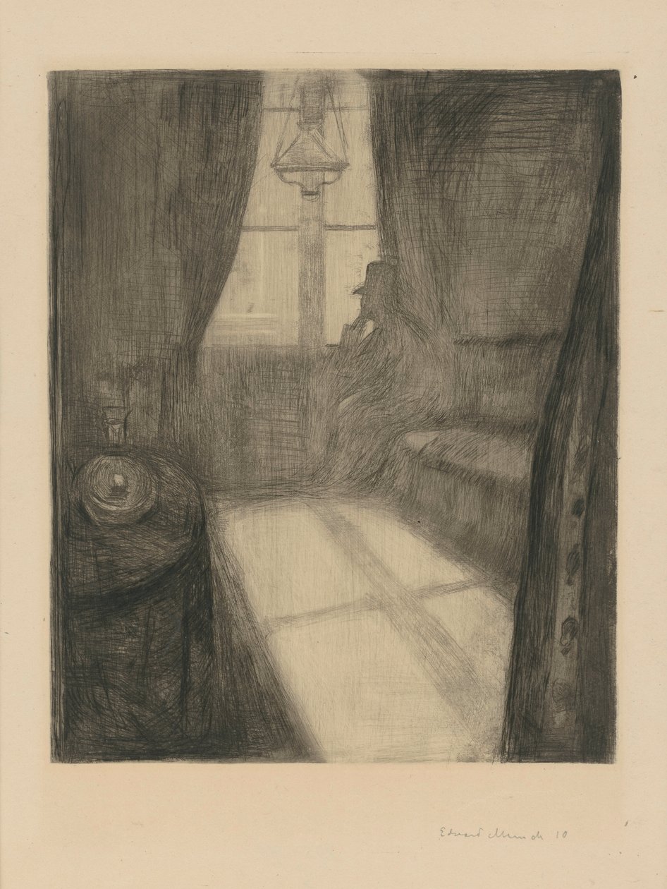 Moonlight. Night in Saint-Cloud by Edvard Munch