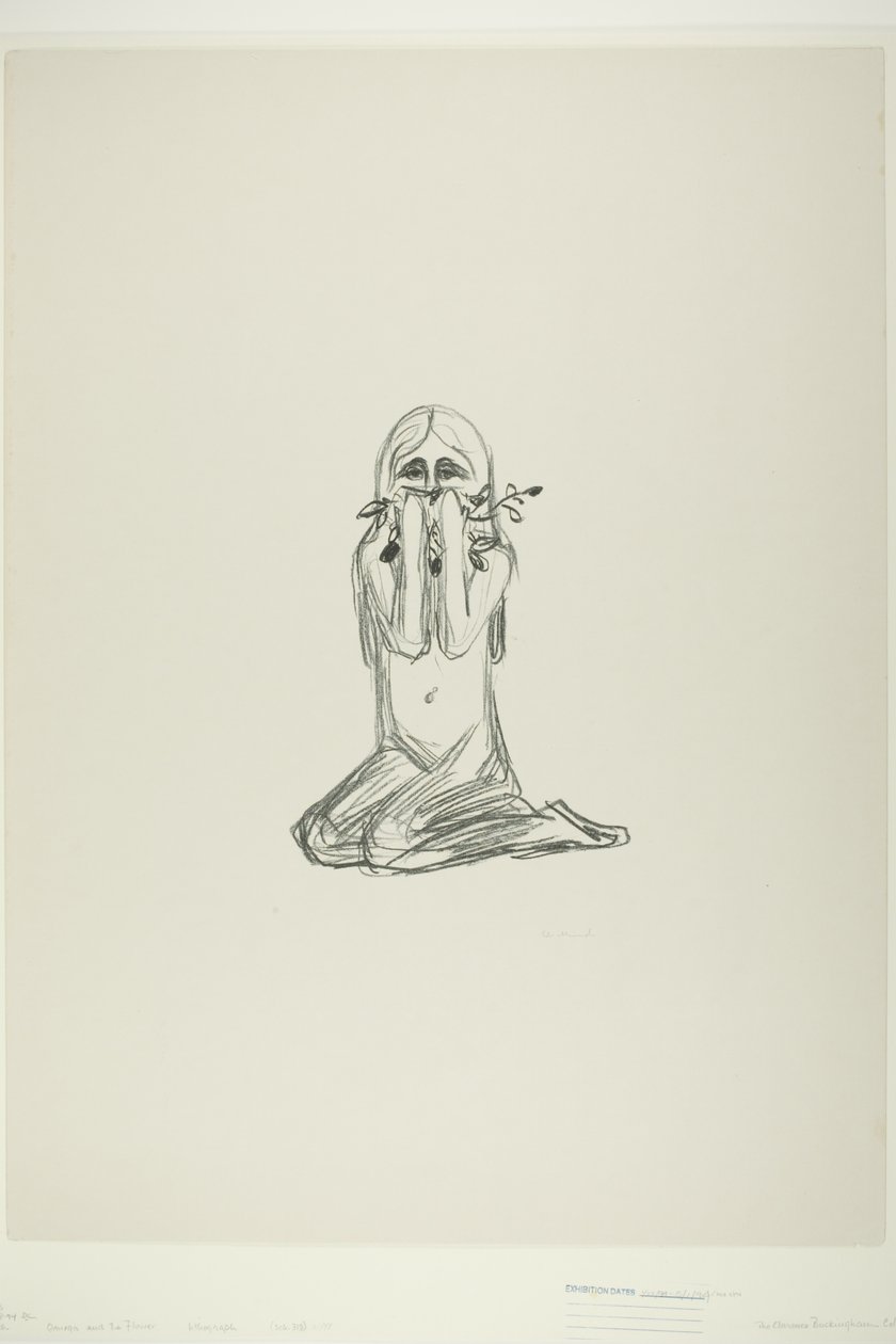 Omega and the Flower by Edvard Munch