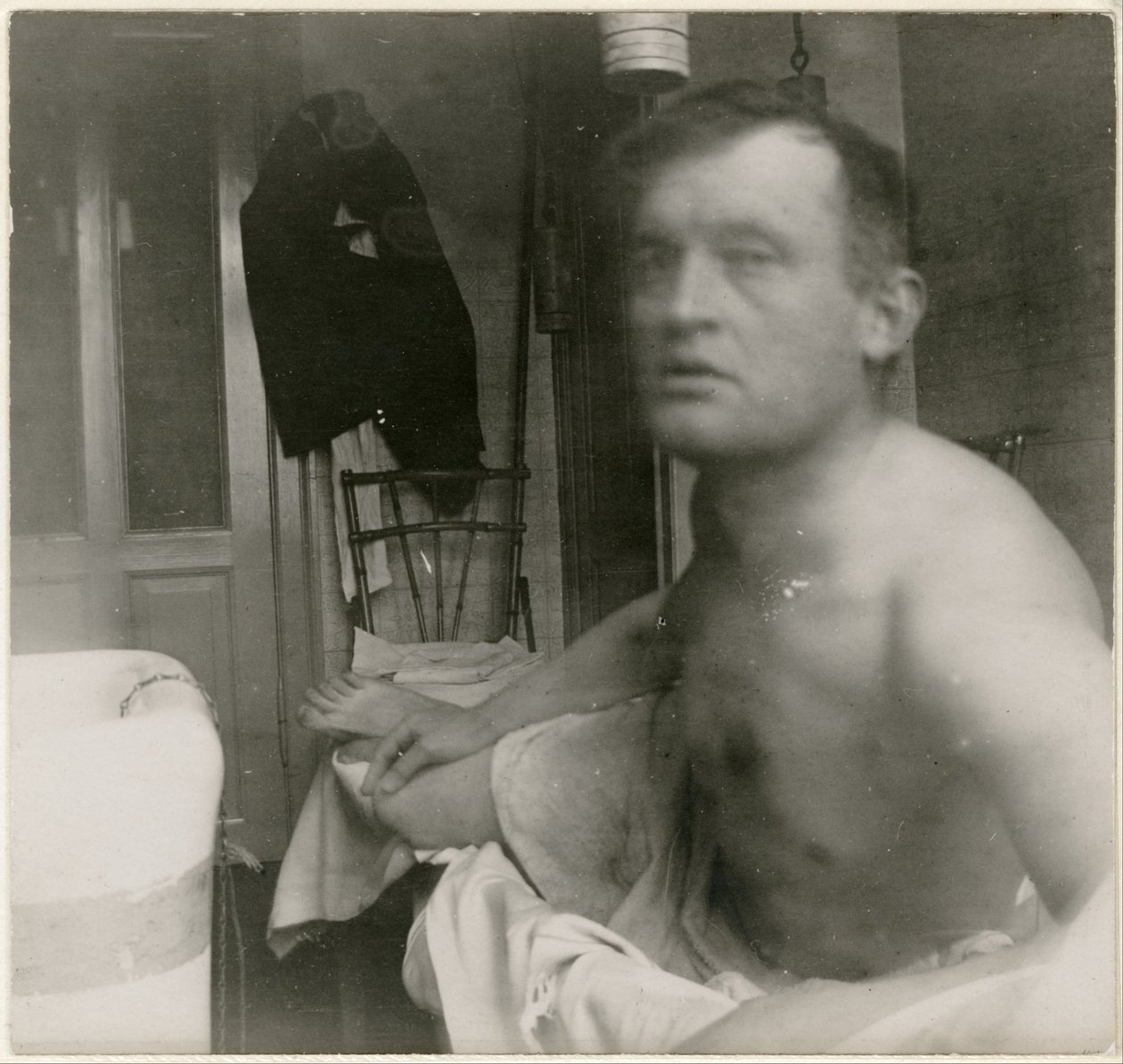Self-Portrait “à la Marat” by Edvard Munch