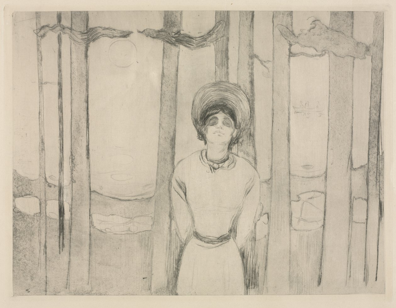 Summer Night (The Voice) by Edvard Munch
