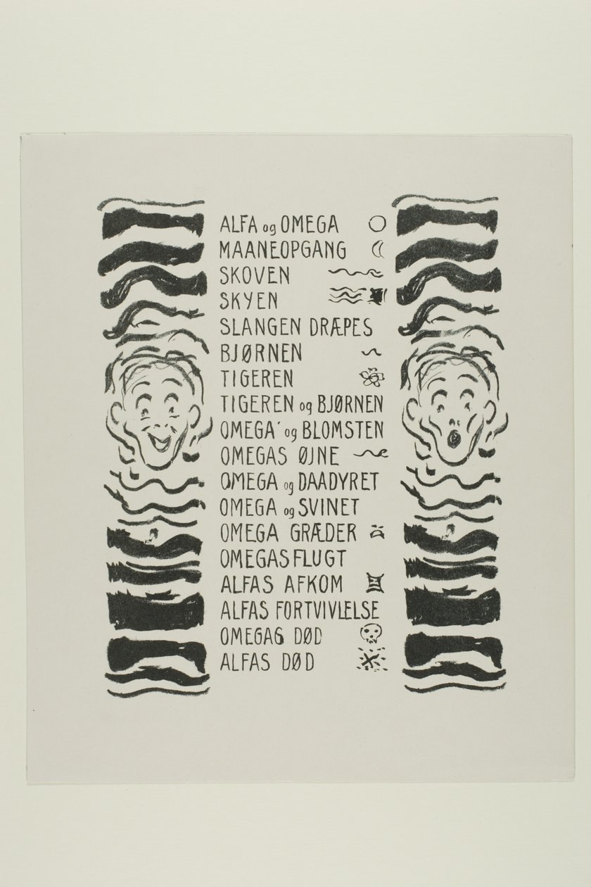 Table of Contents by Edvard Munch
