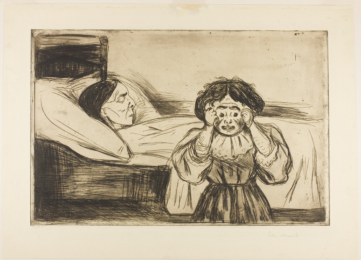 The Dead Mother and Her Child by Edvard Munch